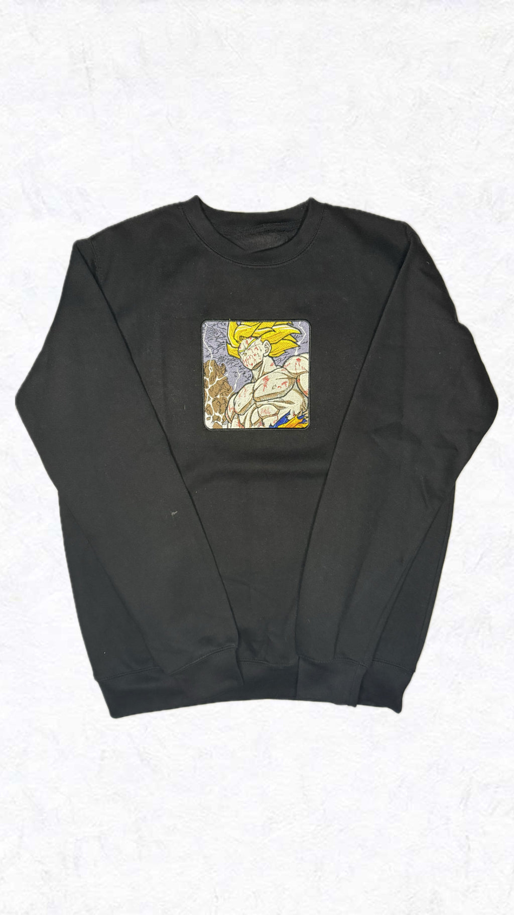Felpa ricamata anime unisex