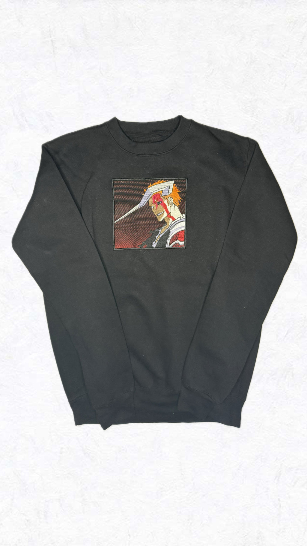 Felpa ricamata anime unisex
