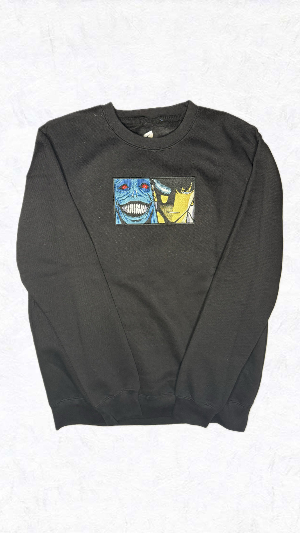 Felpa ricamata anime unisex