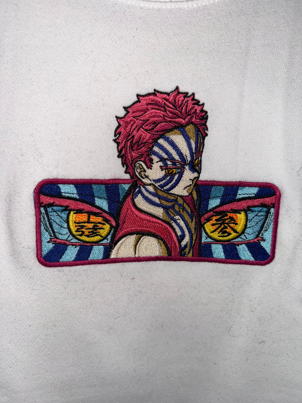 Felpa ricamata anime unisex