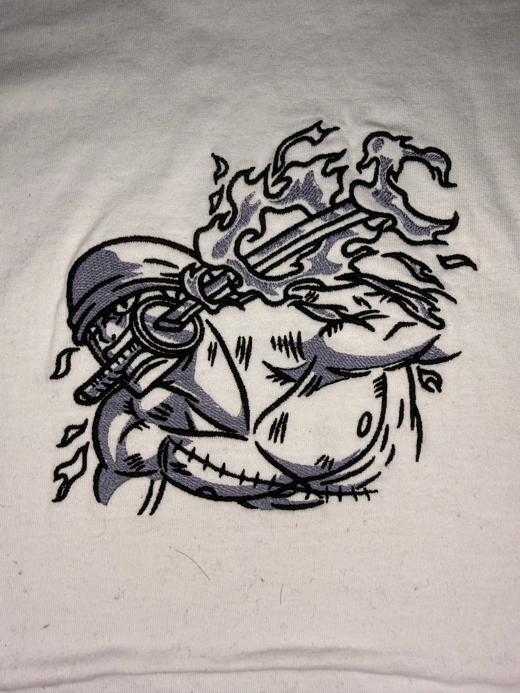 T-shirt anime ricamata unisex – Streetwear anime