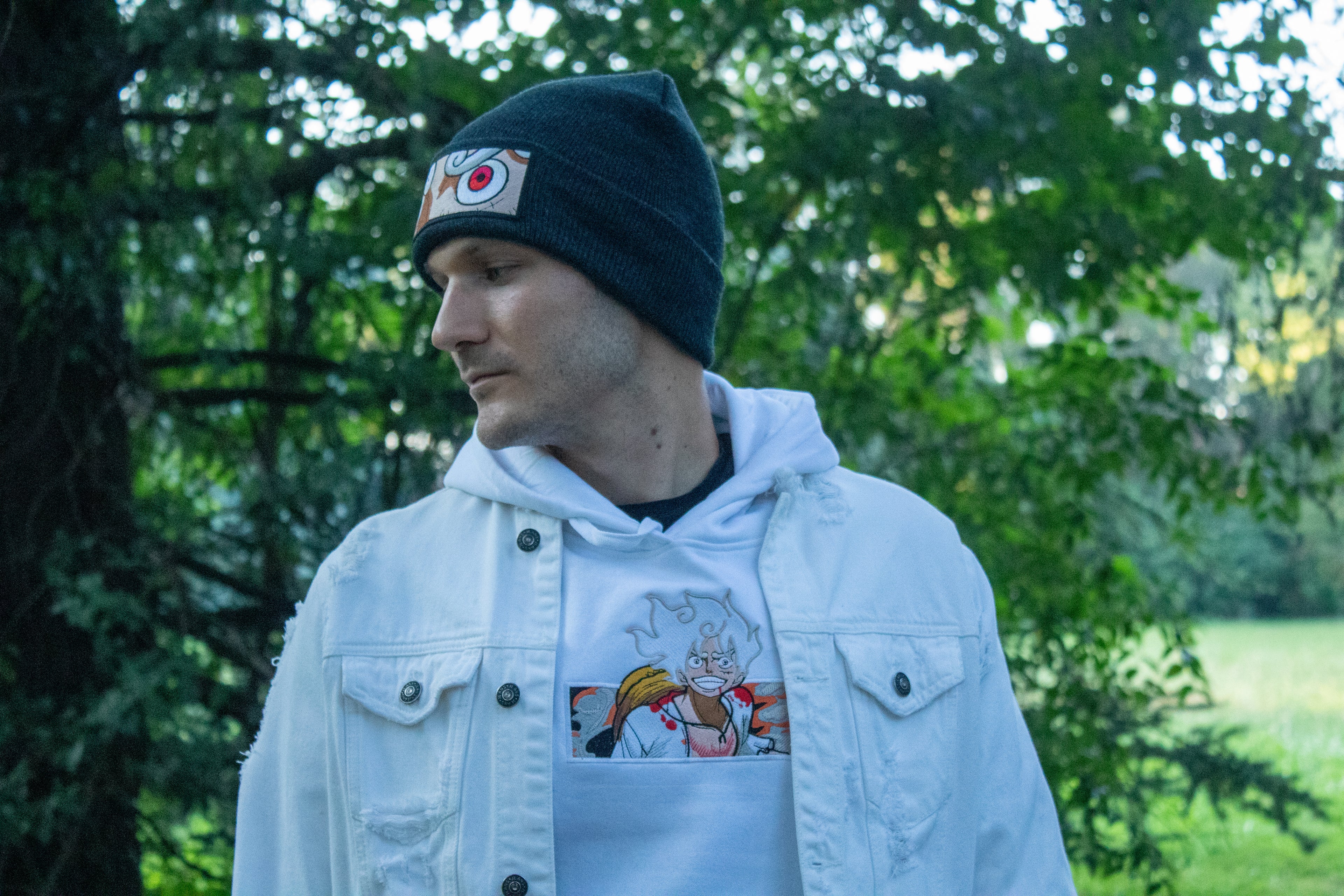 Cappello di lana ricamato "OnePiece-Luffy"