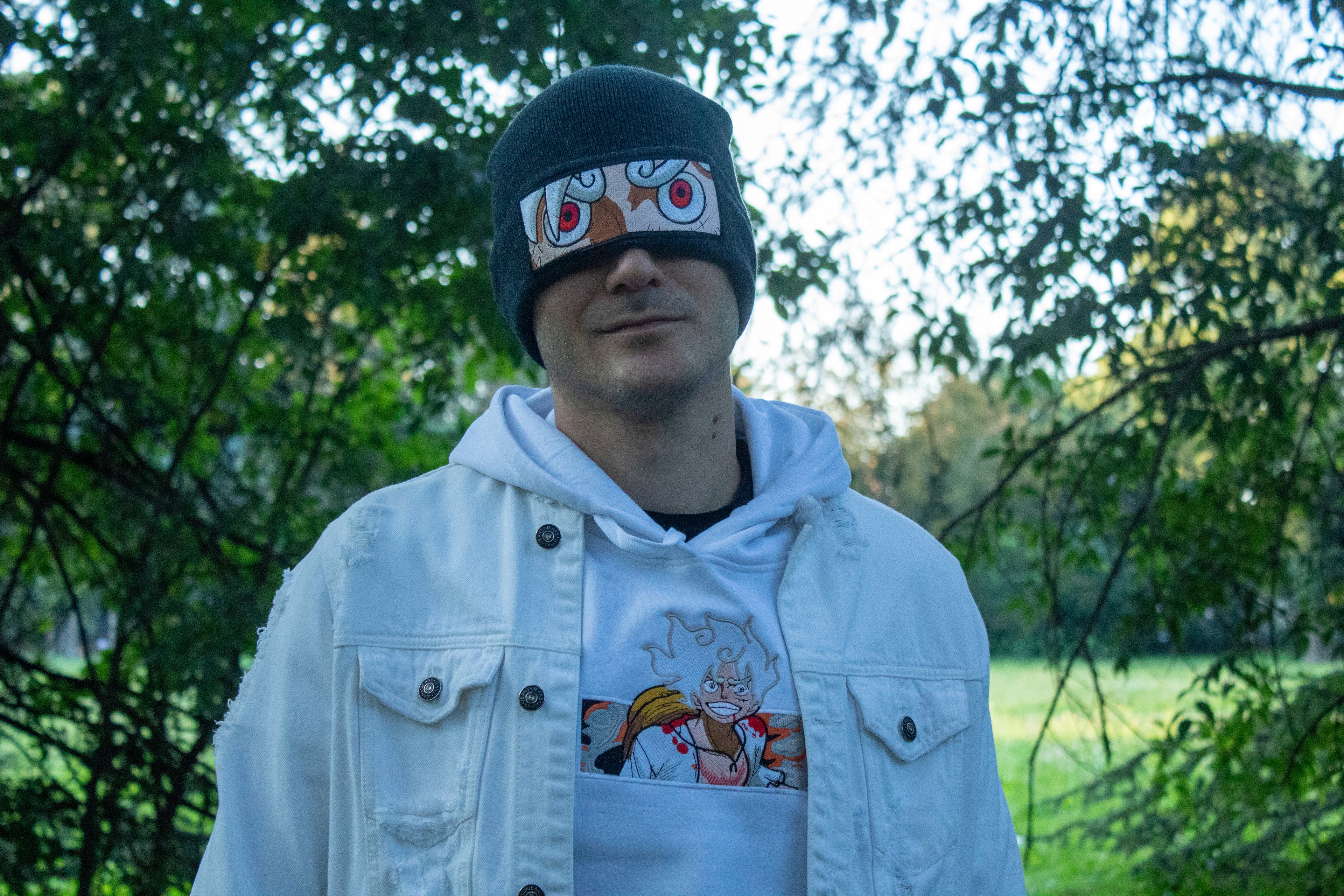 Cappello di lana ricamato "OnePiece-Luffy"